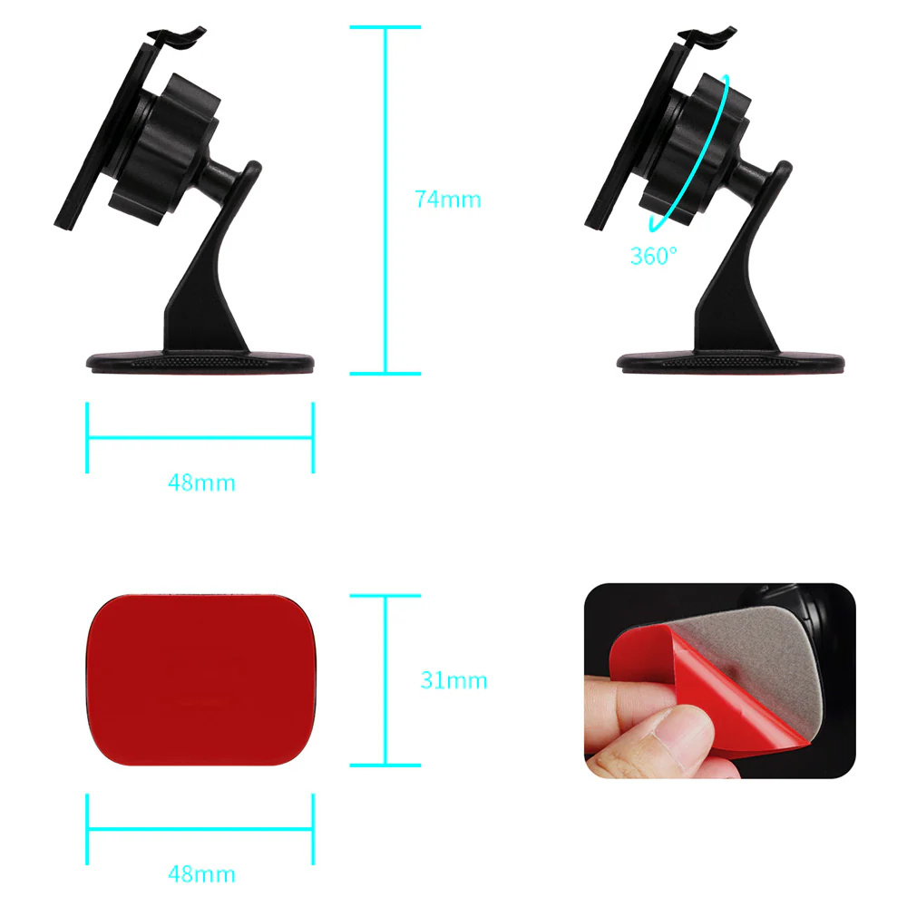 X131K | Adhesive Dashboard Mount | TYPE-K For ActiveKEY - Image 4