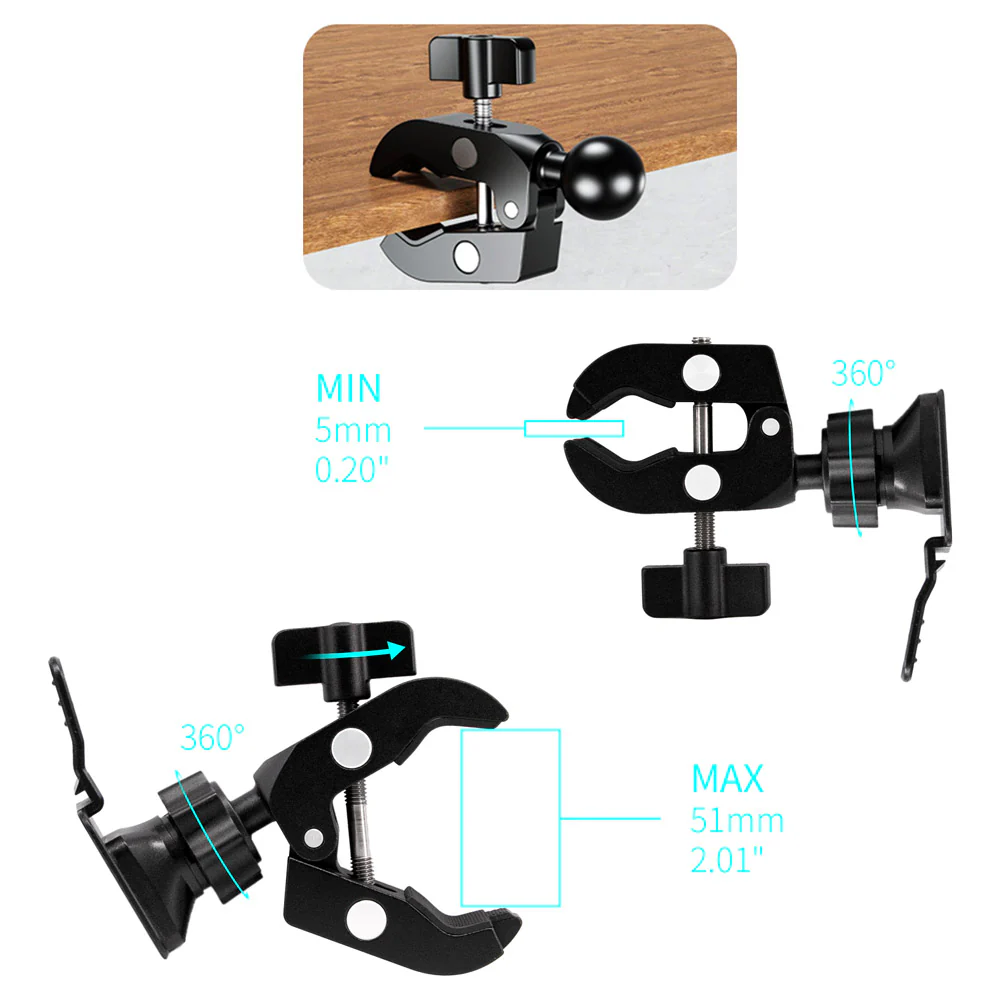 X132T | Quick Release Handle Bar Mount | TYPE-T For Tablet - Image 6