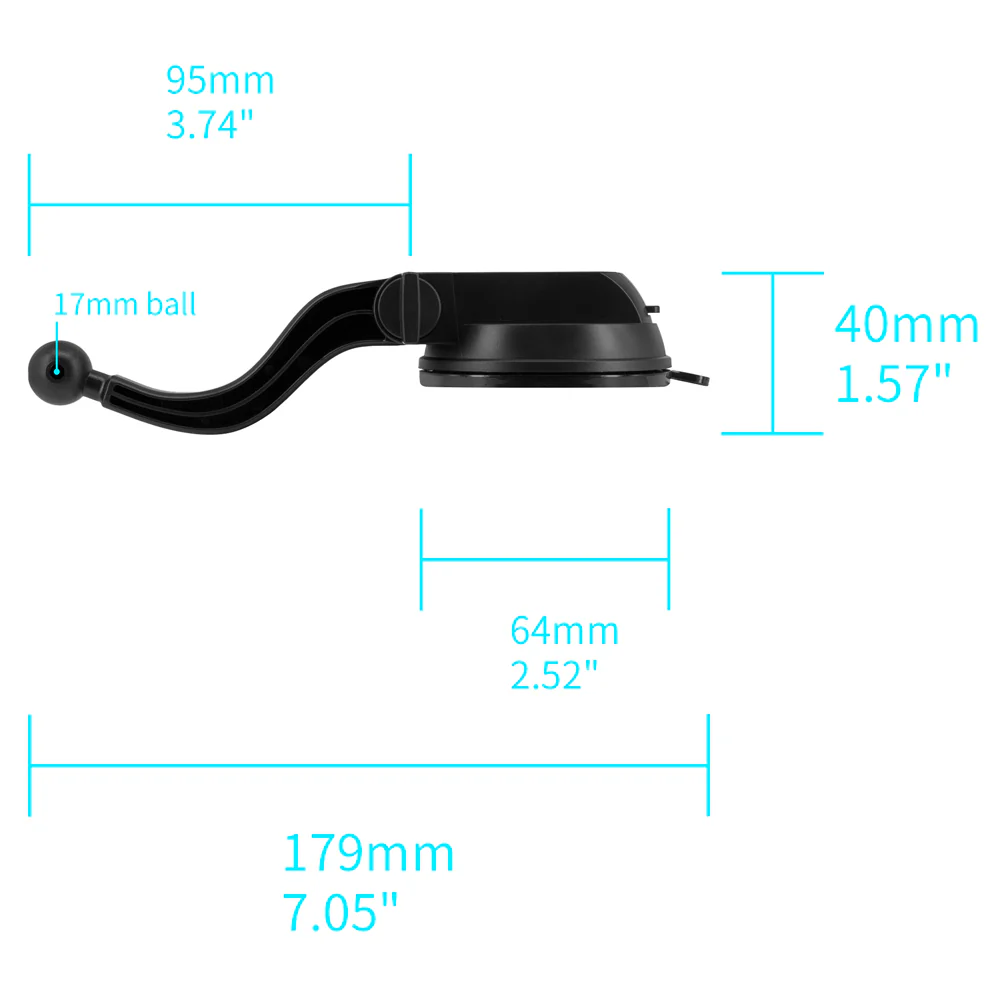 X150T | Car Suction Cup Mount | TYPE-T for Tablet - Image 3