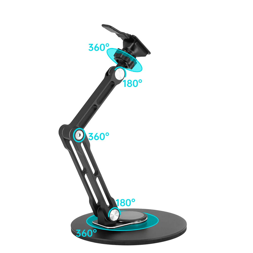 X154T | Adjustable Foldable Swivel Desktop Mount | TYPE-T For Tablet - Image 5