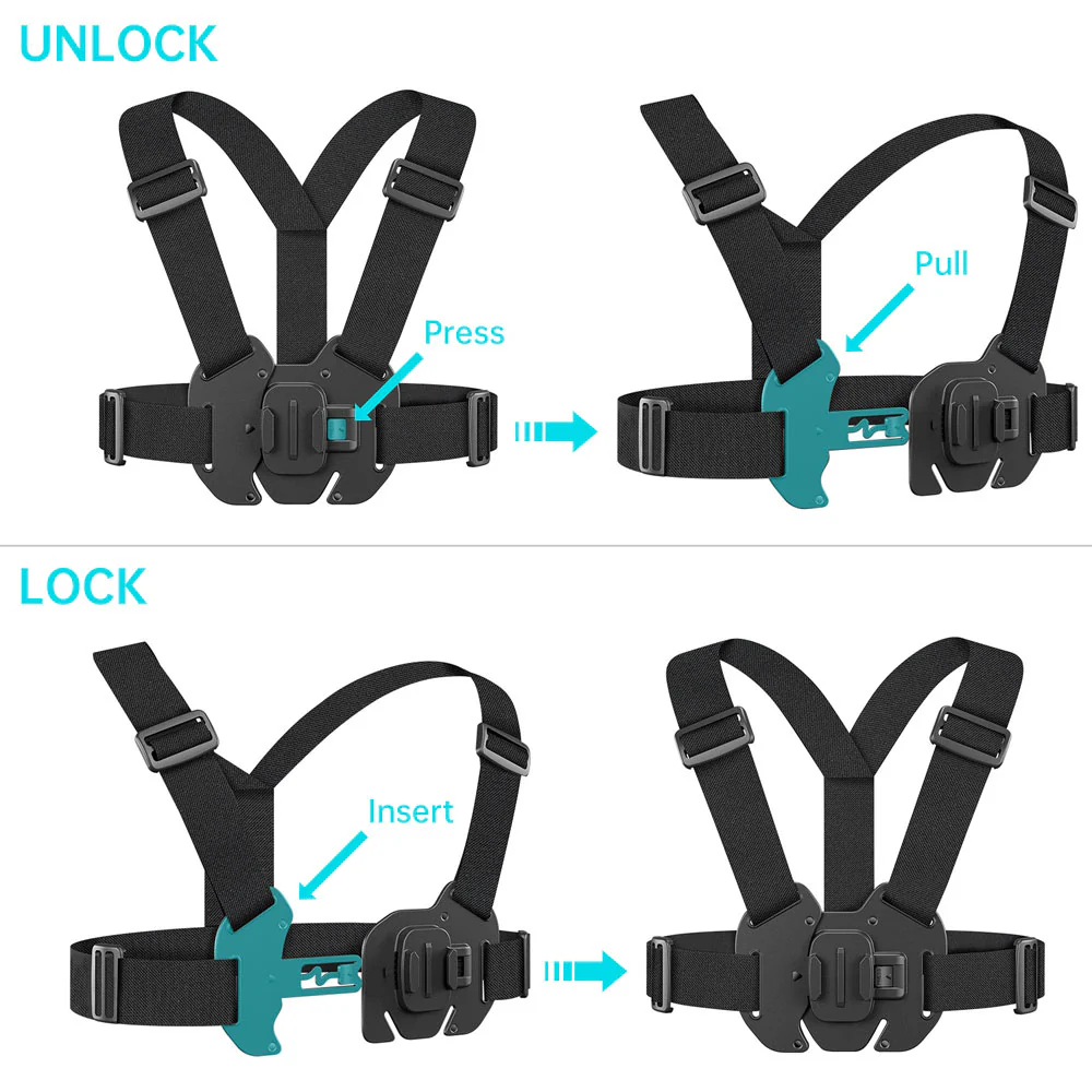 X177K | Quick Release Chest Mount Harness | TYPE-K For ActiveKEY - Image 3