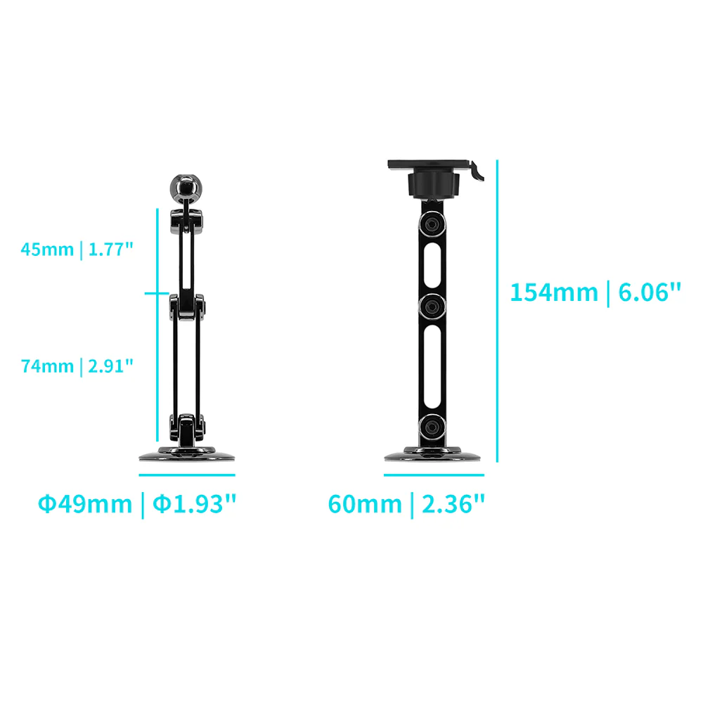 X179K | Adhesive Foldable Swivel Mount | TYPE-K For ActiveKEY - Image 3