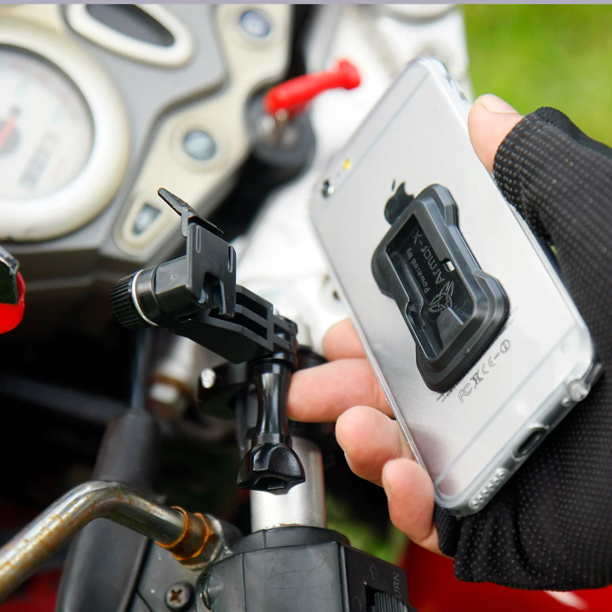 X24K | Premium Aluminum Bar Mount | ⌀26.5-33.5mm | TYPE-K for Active KEY - Image 3