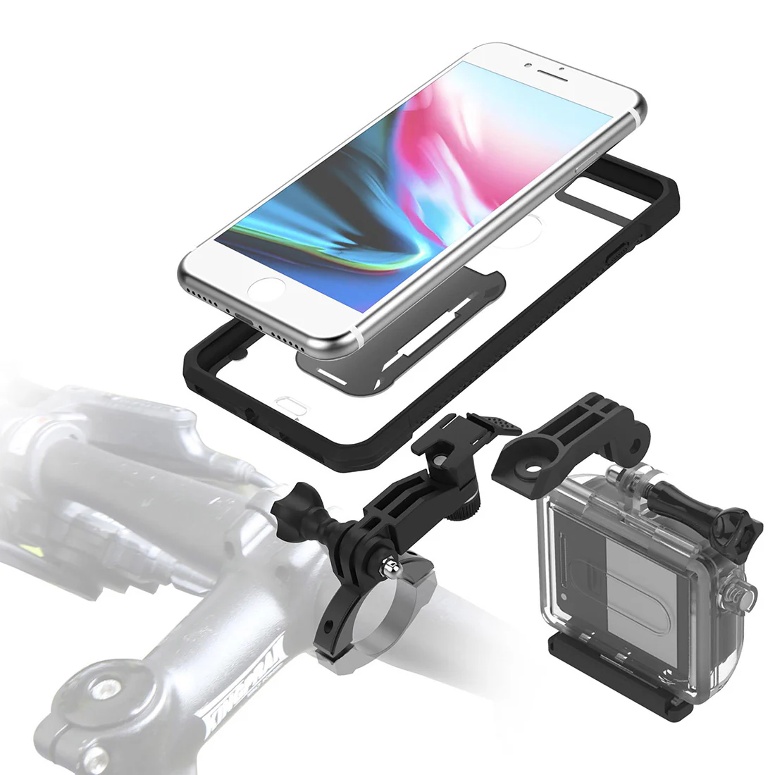 X24K | Premium Aluminum Bar Mount | ⌀26.5-33.5mm | TYPE-K for Active KEY - Image 6