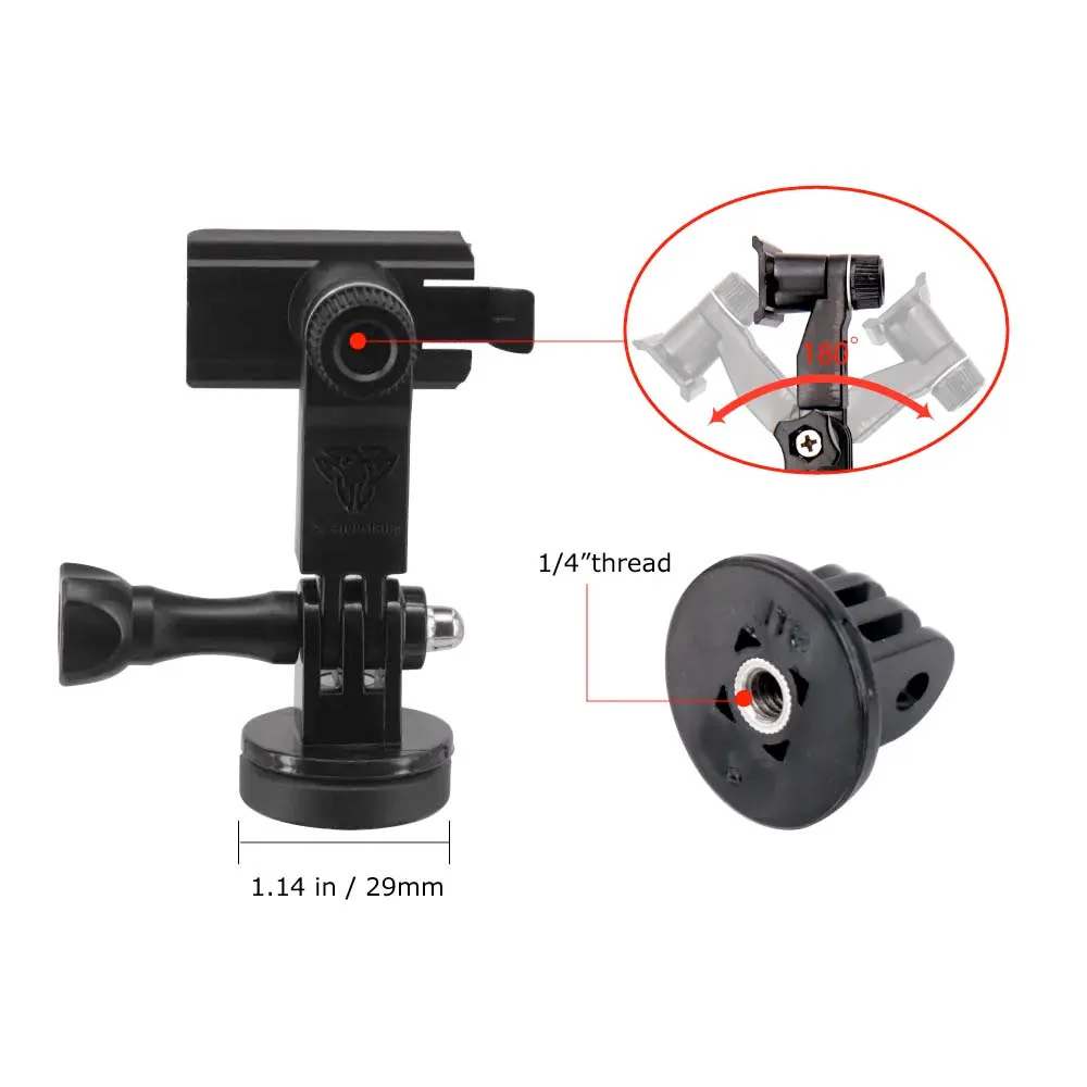 X64K | 1/4" M6 Tripod Adaptor | TYPE-K for ActiveKEY - Image 3