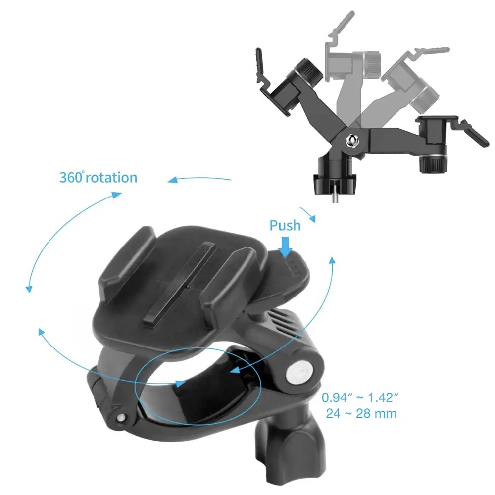X69T | Small Bar Mount w/ quick release | ⌀24-28mm | TYPE-T for Tablet - Image 5