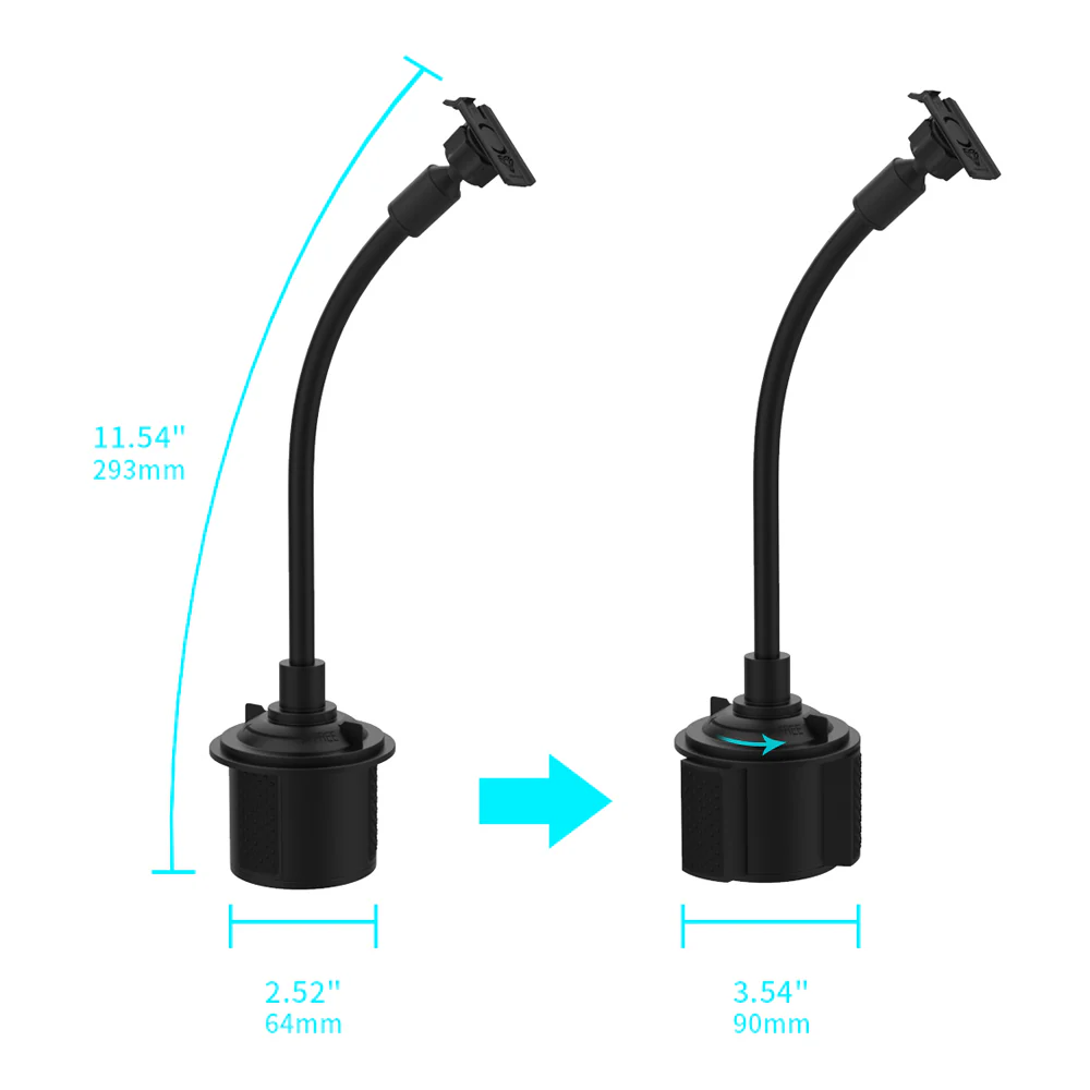 X92K | Flexible Cup Holder Mount | TYPE-K For ActiveKEY - Image 8