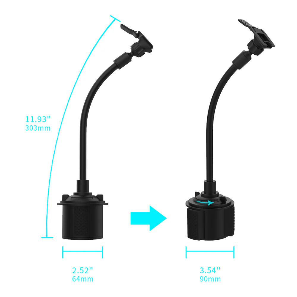 X92T | Flexible Cup Holder Mount | TYPE-T For Tablet - Image 8