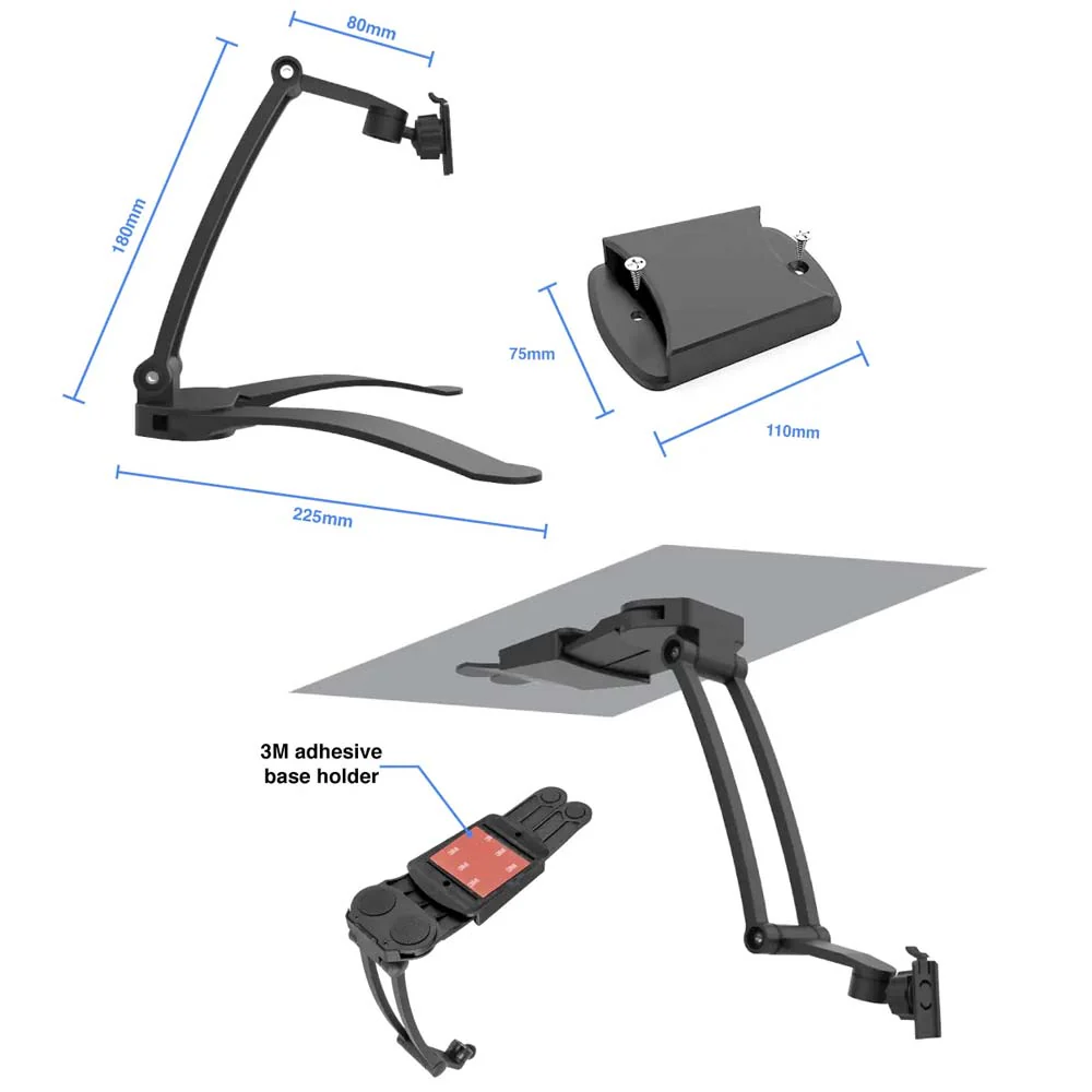 X97K | 3 IN 1 Heavy Duty Versatile Mount | TYPE-K For Phone ActiveKEY - Image 9