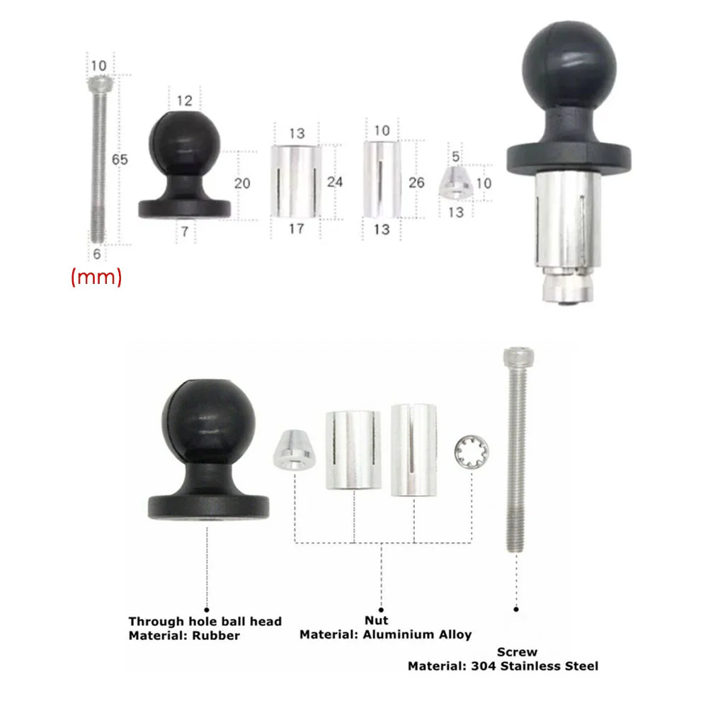 XMA-P30 | Motorcycle Fork Stem Mount Base - Image 4