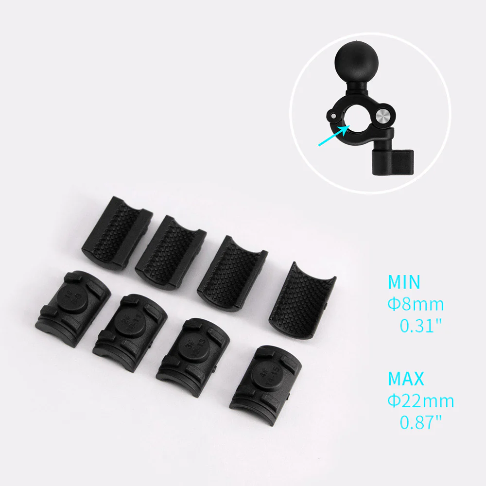 XMA-P39 | Motorcycle Mirror Tube Mount Base - Image 3