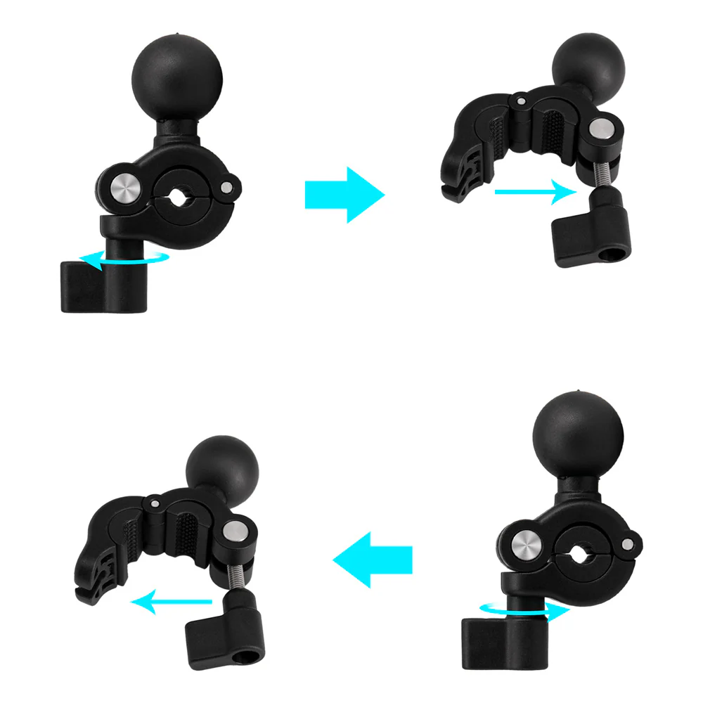 XMA-P39 | Motorcycle Mirror Tube Mount Base - Image 4