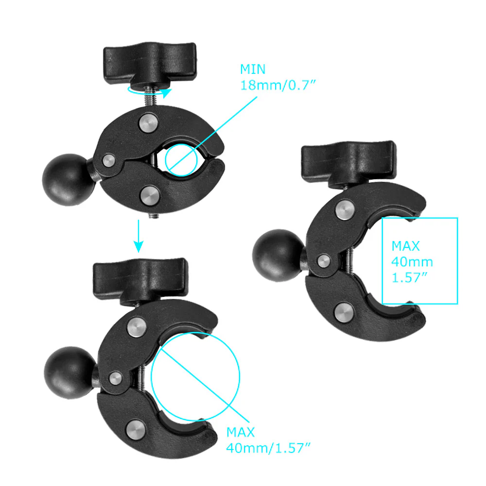 XMA-P40 | Quick Release Handle Bar Mount Base - Image 3