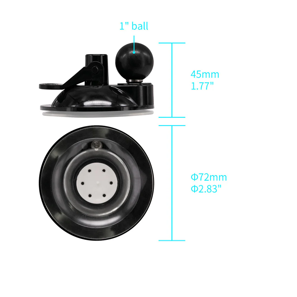 XMA-P43 | Vacuum Suction Cup Mount Base - Image 2
