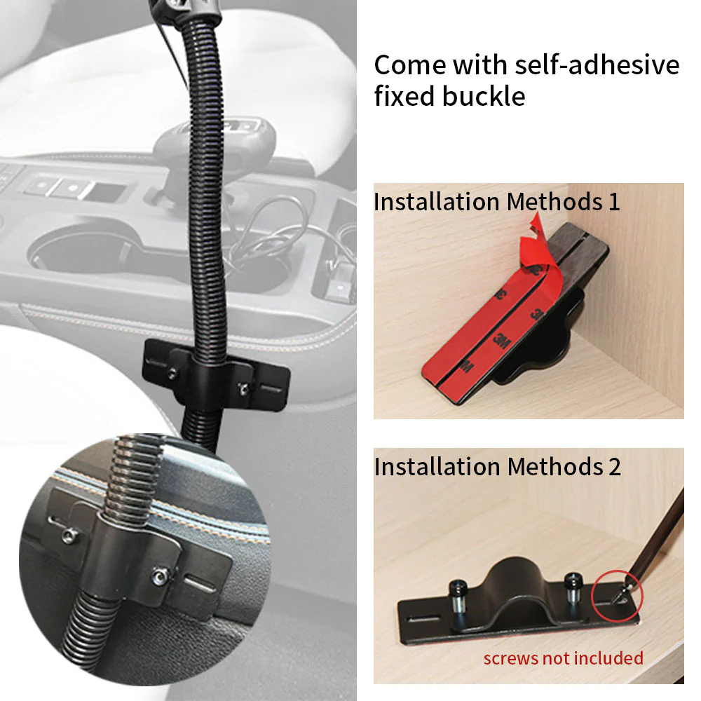 XMA-P57 | Adjustable Gooseneck Universal No-Drill Vehicle Mount Base - Image 6