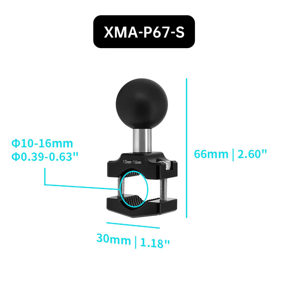 XMA-P67 | Bar Clamp Mount Base | ⌀10-32mm - Image 4