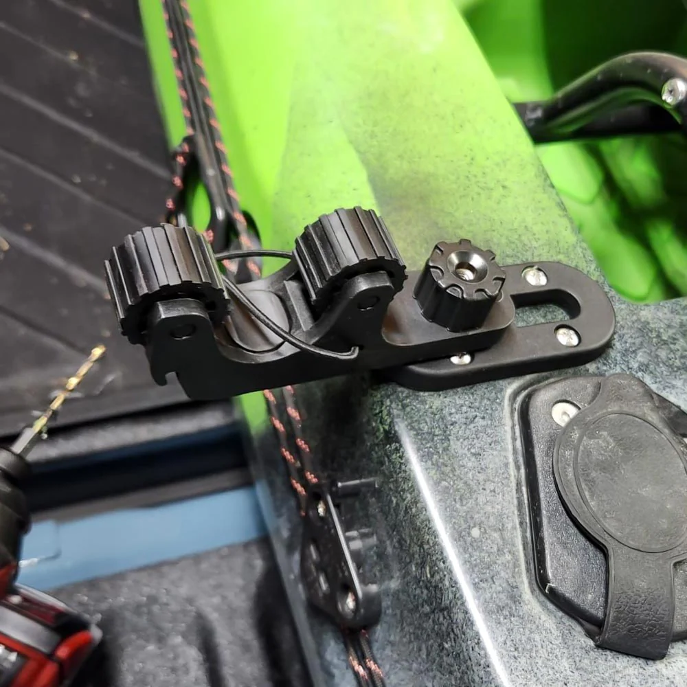 XTR-ADD3 | Kayak Paddle Holder With Bungee Cord compatible with track mount - Image 4