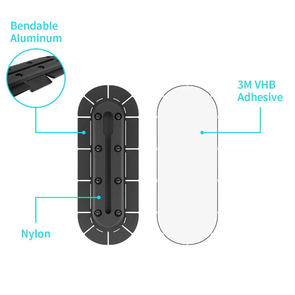 XTR-TK4-L | Adhesive Track Mount For Kayak | 225mm / 8.86" - Image 3