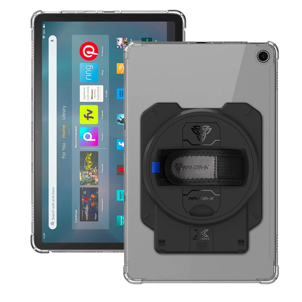 ZAN-AZ-FRMX11 | Amazon Fire Max 11 | 4 Corner Protection Case With X-DOCK Modular Eco-System