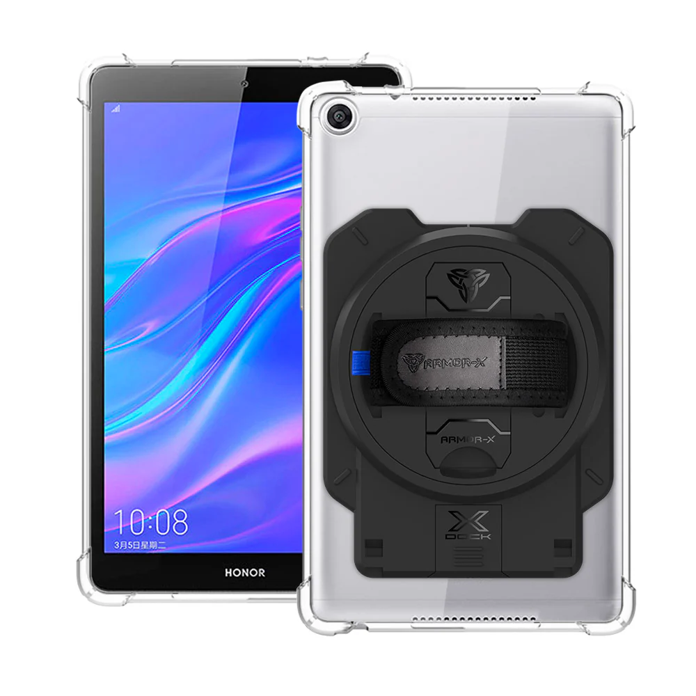 ZAN-HW-HN5 | Honor Pad 5 8.0 | 4 Corner Protection Case With X-DOCK Modular Eco-System