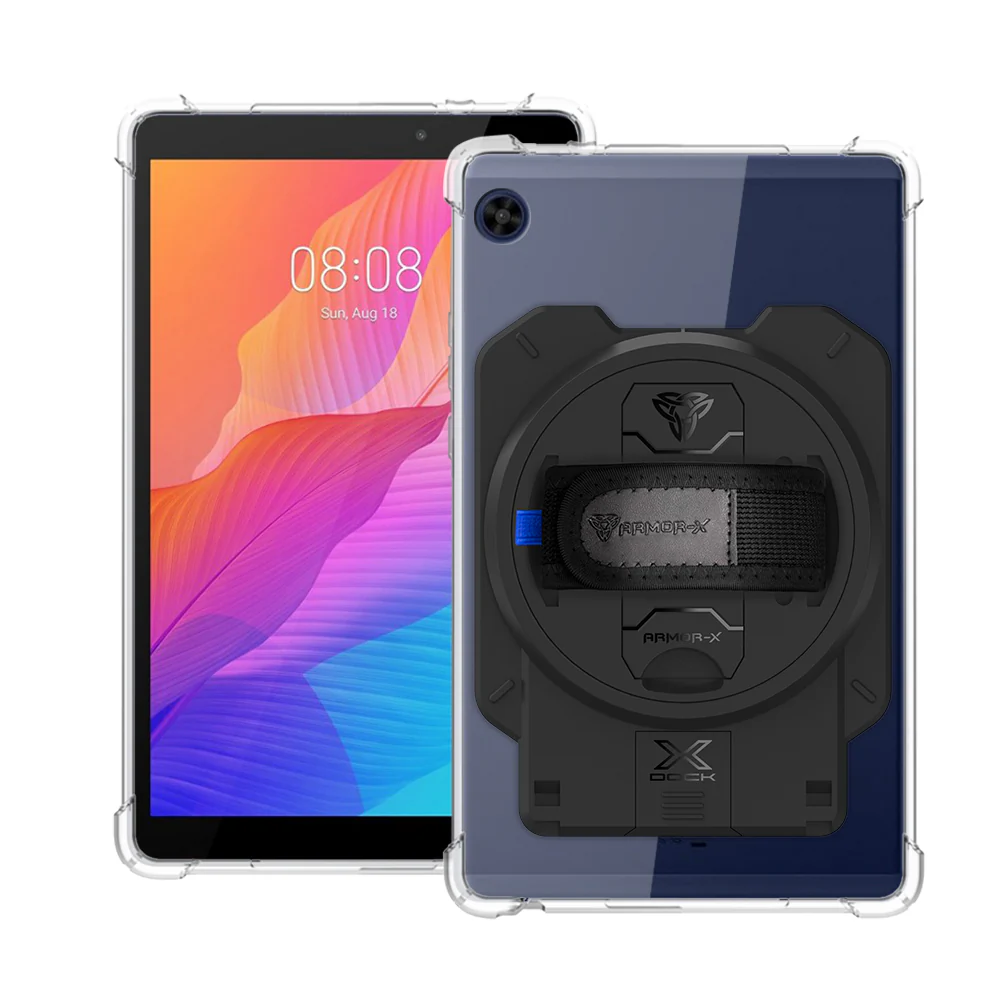 ZAN-HW-T8 | Huawei MatePad T8 8.0 | 4 Corner Protection Case With X-DOCK Modular Eco-System
