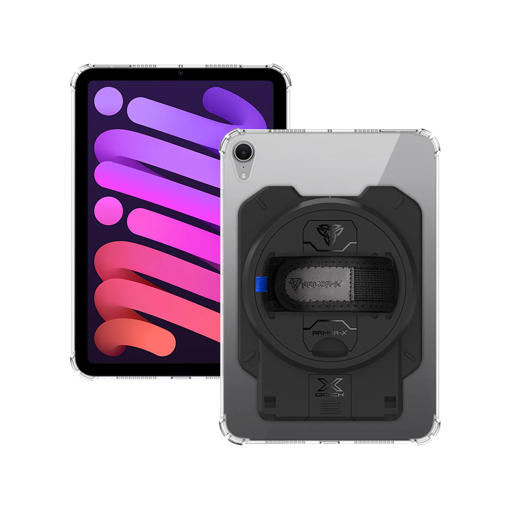 ZAN-iPad-M6CL | iPad mini 6 | 4 Corner Protection Case With X-DOCK Modular Eco-System