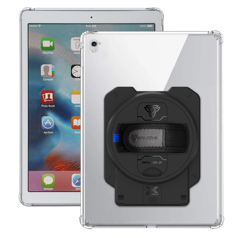 ZAN-iPad-PR2CL | iPad Pro 12.9 ( 1st / 2nd Gen. ) 2015 / 2017 | 4 Corner Protection Case With X-DOCK Modular Eco-System
