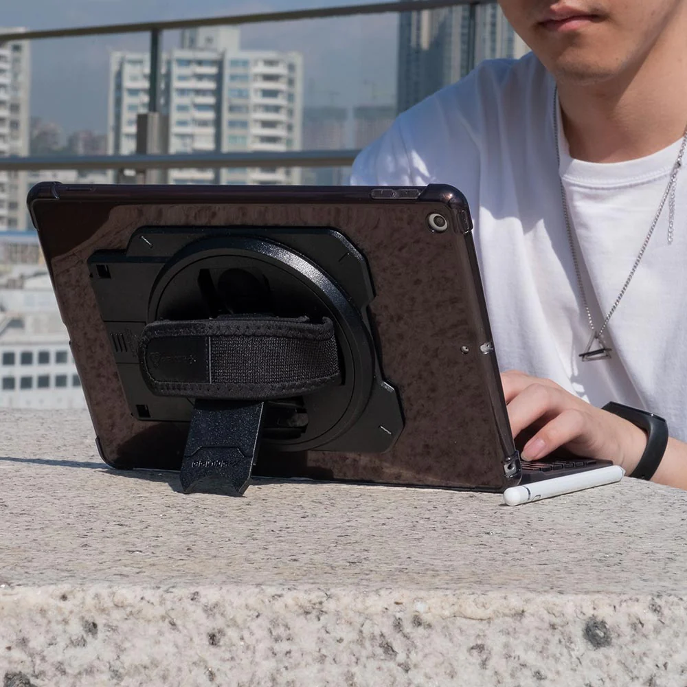 ZAN-iPad-PR5 | iPad Pro 12.9 ( 3rd Gen. ) 2018 | 4 Corner Protection Case With X-DOCK Modular Eco-System - Image 4