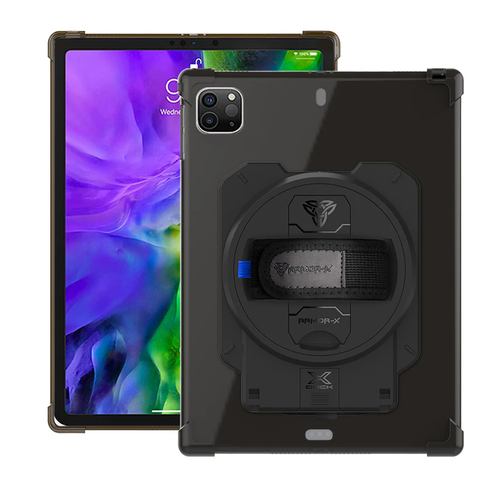 ZAN-iPad-PR6 | iPad Pro 11 ( 2nd / 3rd / 4th Gen. ) 2020 / 2021 / 2022 | 4 Corner Protection Case With X-DOCK Modular Eco-System