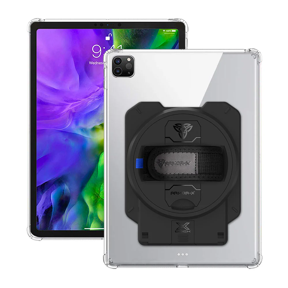 ZAN-iPad-PR6CL | iPad Pro 11 ( 2nd / 3rd / 4th Gen. ) 2020 / 2021 / 2022 | 4 Corner Protection Case With X-DOCK Modular Eco-System