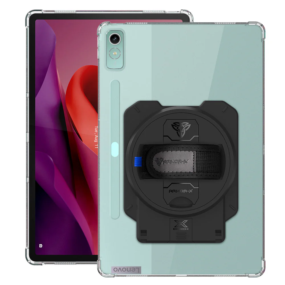 ZAN-LN-P12 | Lenovo Tab P12 TB370 / P12 with Matte Display TB372 | 4 Corner Protection Case With X-DOCK Modular Eco-System