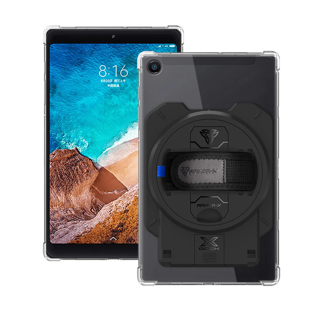 ZAN-Mi-4 | Xiaomi Mi Pad 4 | 4 Corner Protection Case With X-DOCK Modular Eco-System