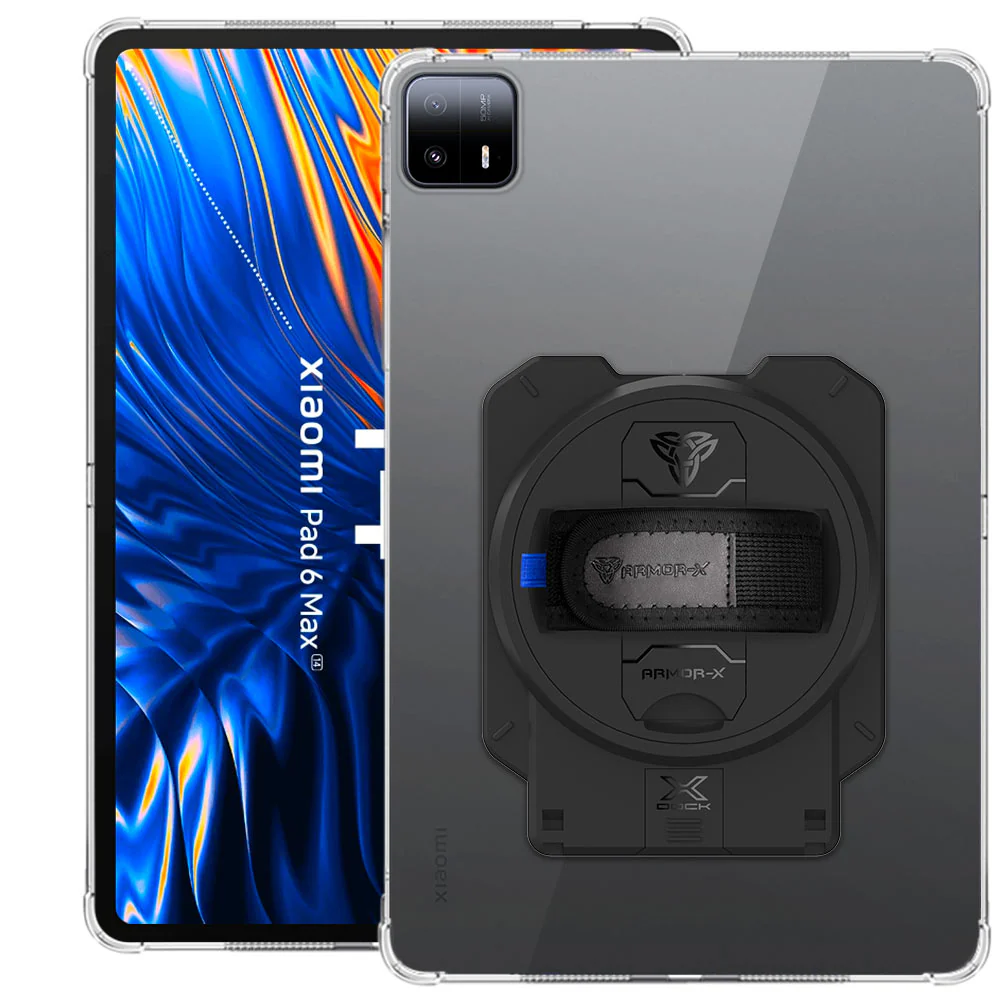 ZAN-Mi-PAD6MAX-14 | Xiaomi Pad 6 Max 14 | 4 Corner Protection Case With X-DOCK Modular Eco-System