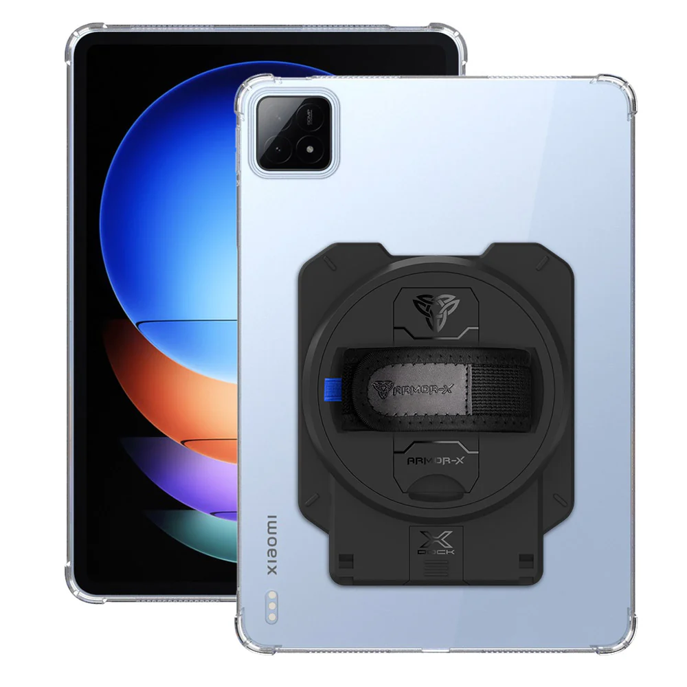 ZAN-Mi-PAD6SP | Xiaomi Pad 6S Pro 12.4 | 4 Corner Protection Case With X-DOCK Modular Eco-System