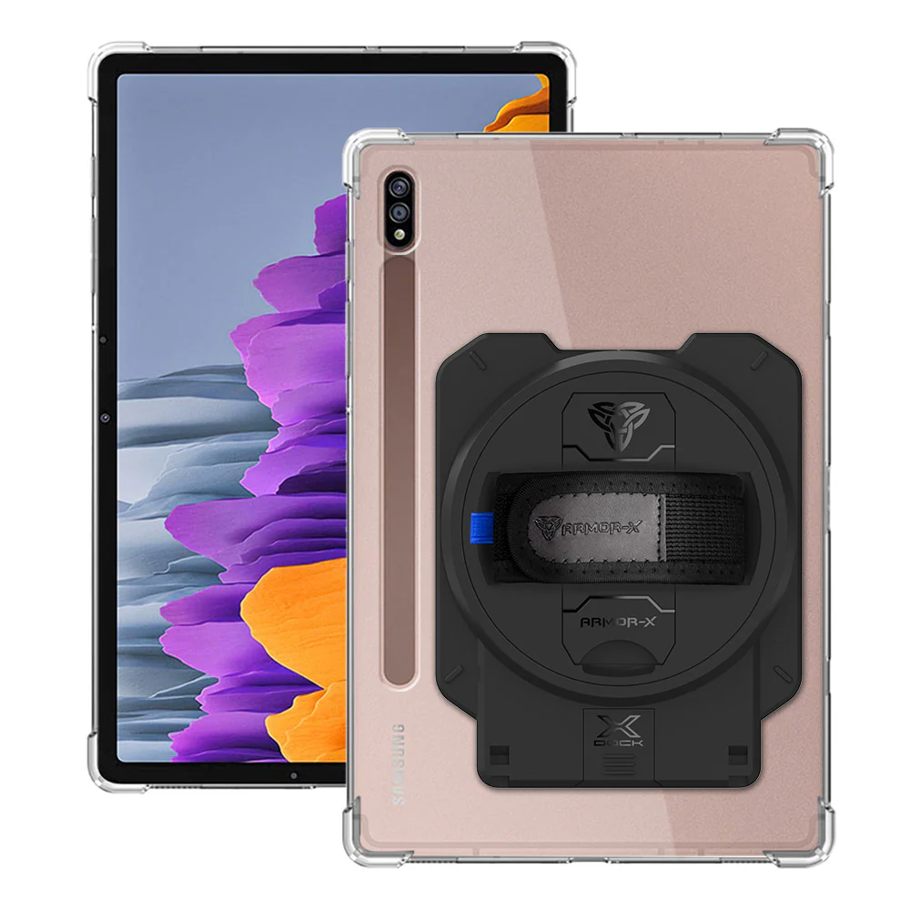 ZAN-SS-S7 | Samsung Galaxy Tab S8 SM-X700 / SM-X706 | 4 Corner Protection Case With X-DOCK Modular Eco-System