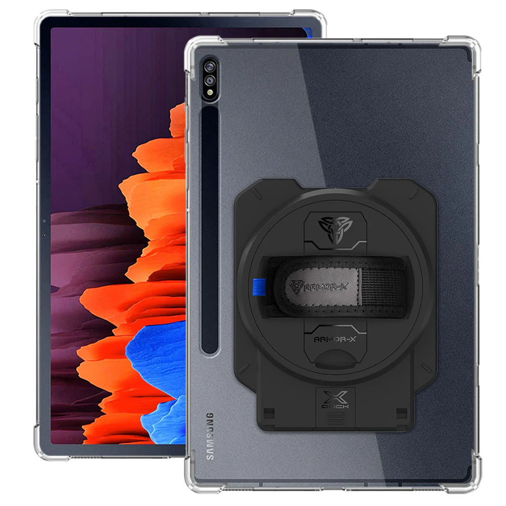 ZAN-SS-S7P | Samsung Galaxy Tab S8+ S8 Plus SM-X800 / SM-X806 | 4 Corner Protection Case With X-DOCK Modular Eco-System