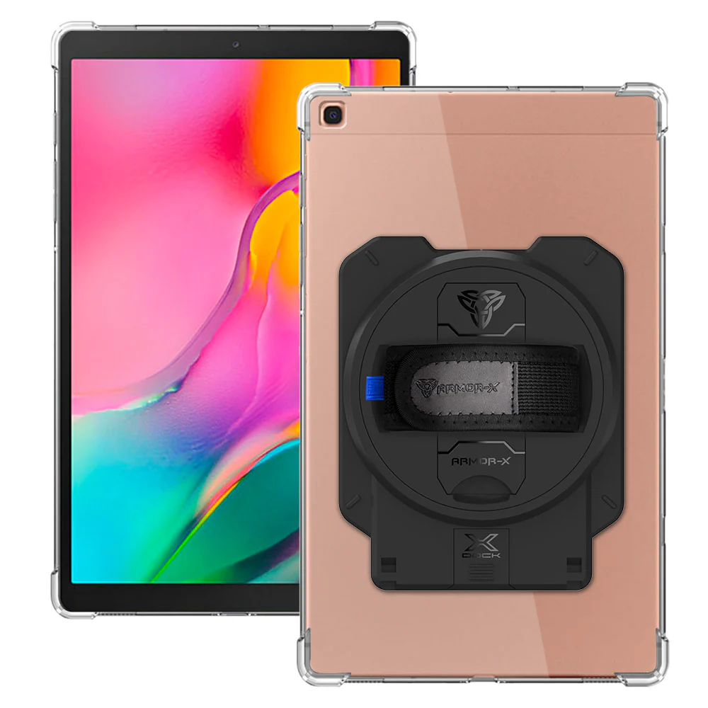 ZAN-SS-T515 | Samsung Galaxy Tab A 10.1 (2019) T510 T515 | 4 Corner Protection Case With X-DOCK Modular Eco-System