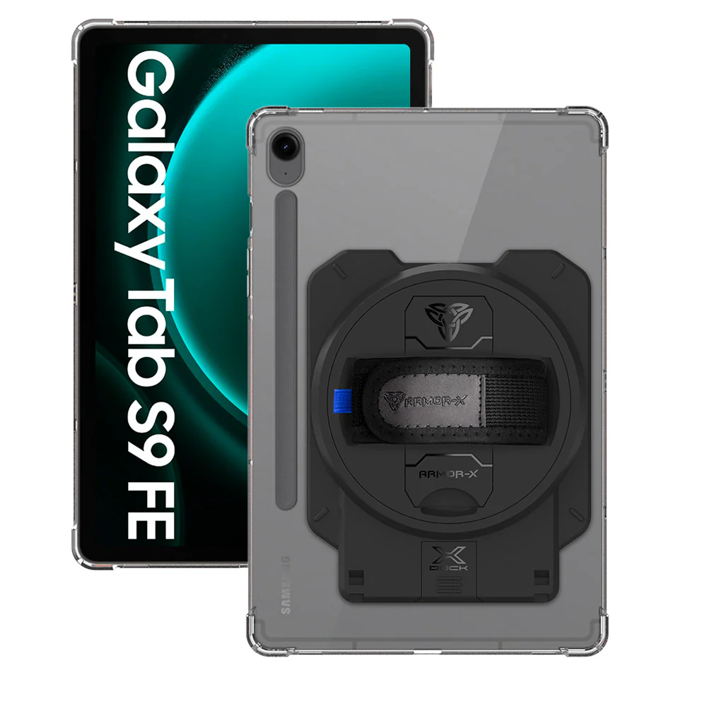 ZAN-SS-X510 | Samsung Galaxy Tab S9 FE SM-X510 X516 X518 | 4 Corner Protection Case With X-DOCK Modular Eco-System