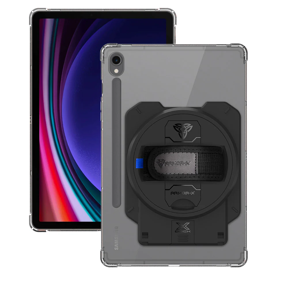 ZAN-SS-X710 | Samsung Galaxy Tab S9 SM-X710 / X716 / X718 | 4 Corner Protection Case With X-DOCK Modular Eco-System