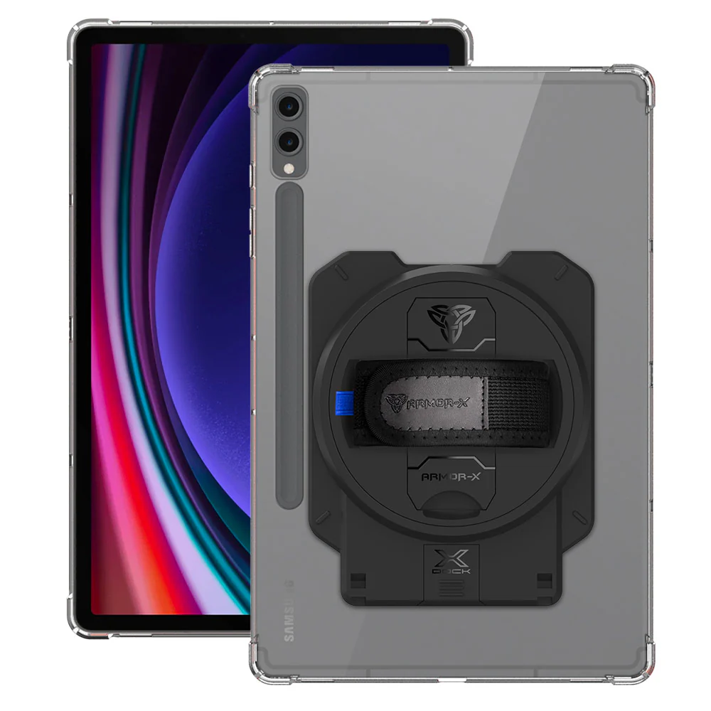 ZAN-SS-X810 | Samsung Galaxy Tab S9+ S9 Plus SM-X810 / X816 / X818 | 4 Corner Protection Case With X-DOCK Modular Eco-System