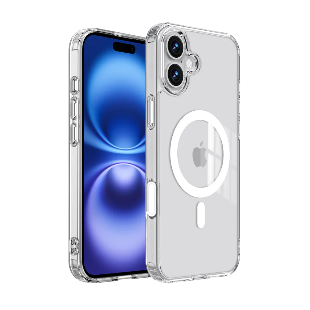 ZMN-IPH-16PL | iPhone 16 Plus | Clear Protective Case with MagSafe & Camera Control Button