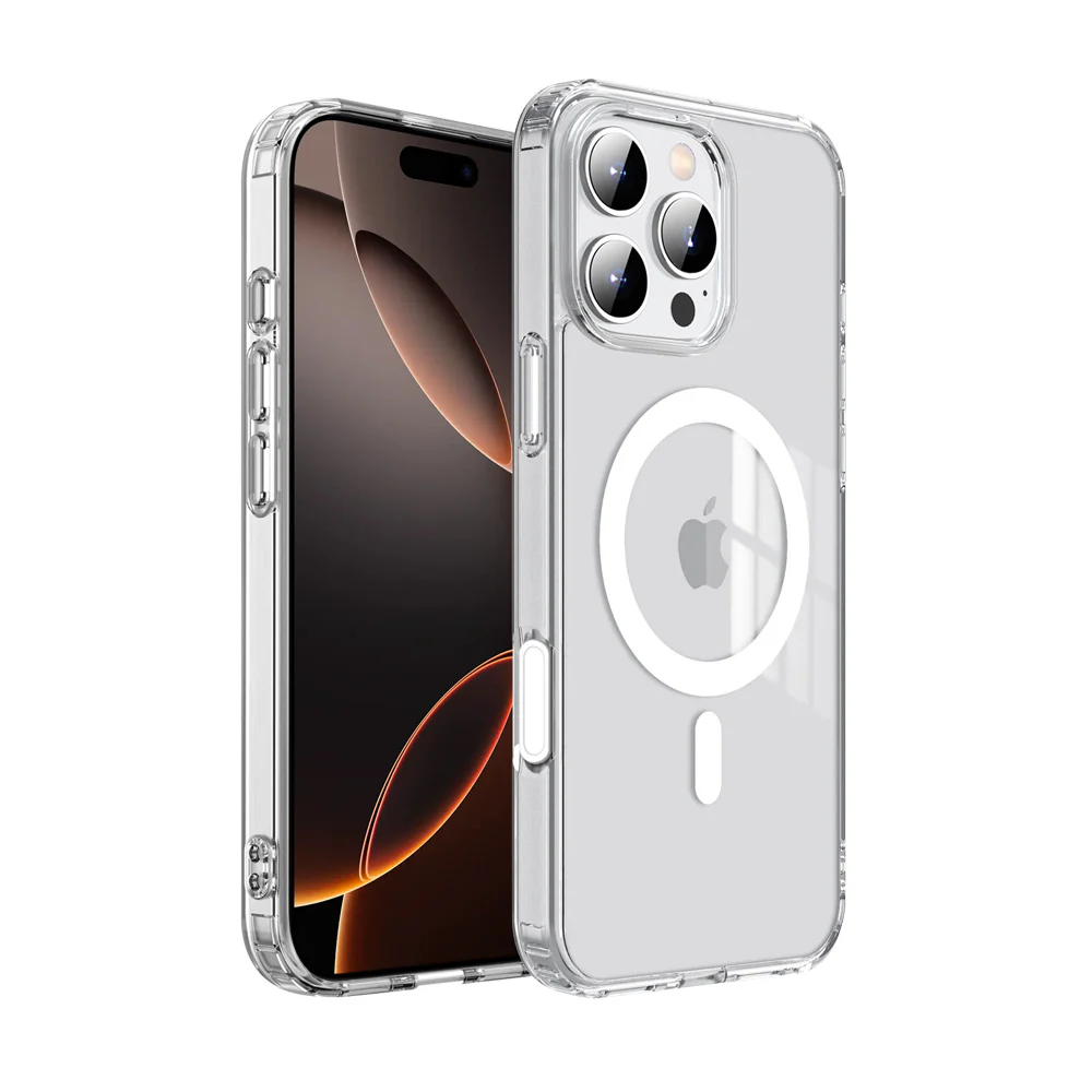 ZMN-IPH-16PMX | iPhone 16 Pro Max | Clear Protective Case with MagSafe & Camera Control Button