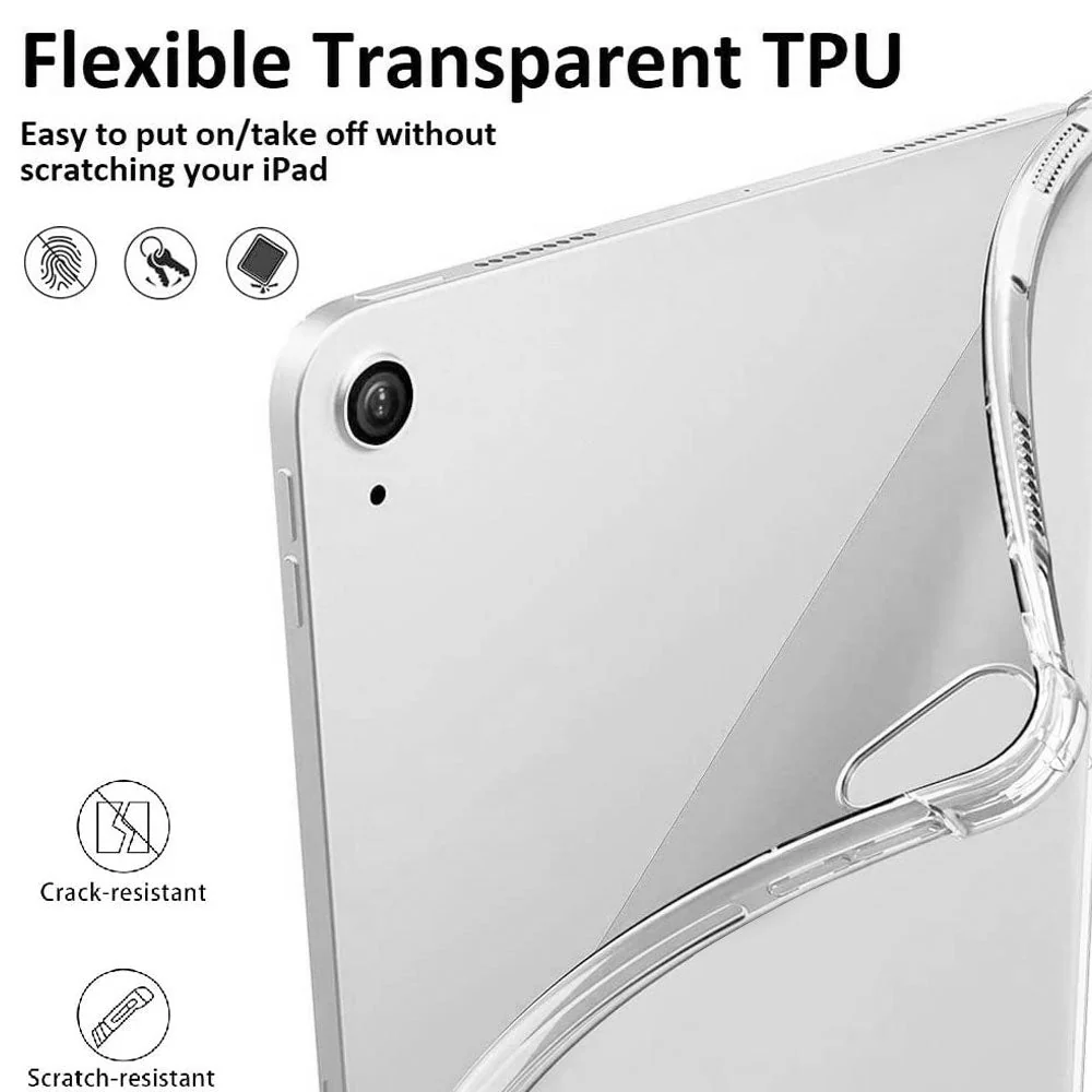 ZN-iPad-N3CL | iPad Air (3rd Gen.) 2019 | 4 corners reinforced impact protection gel case - Image 3