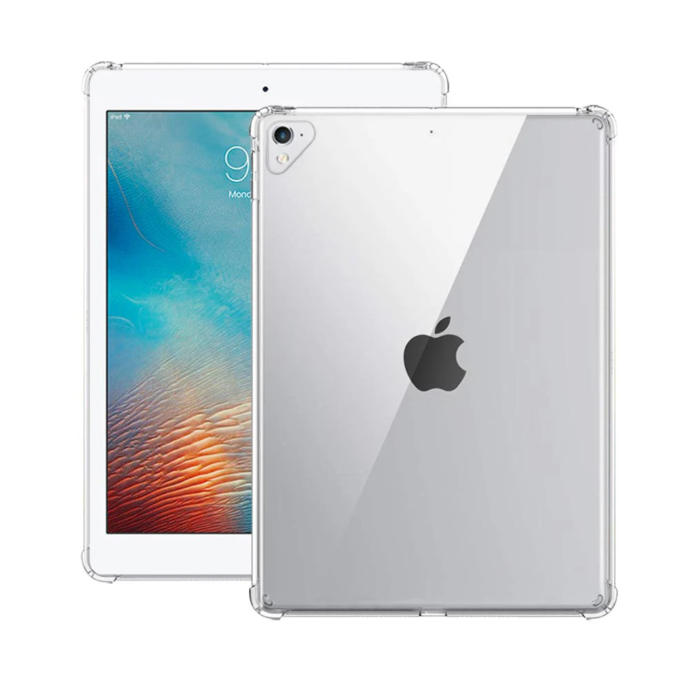 ZN-iPad-PR1CL | iPad Air 2 | 4 corners reinforced impact protection gel case