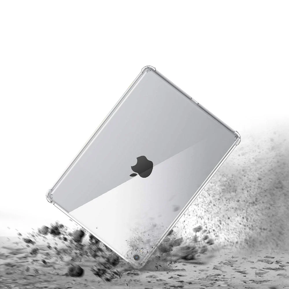 ZN-iPad-PR1CL | iPad Air 2 | 4 corners reinforced impact protection gel case - Image 2