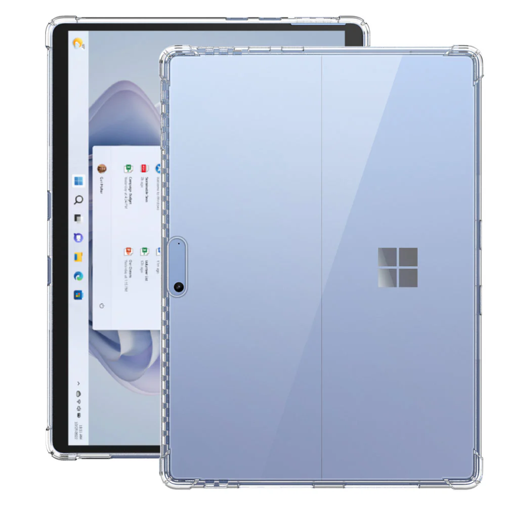 ZN-MS-SFPR9 | Microsoft Surface Pro 11 / 10 / 9 / 8 | 4 corners reinforced impact protection gel case