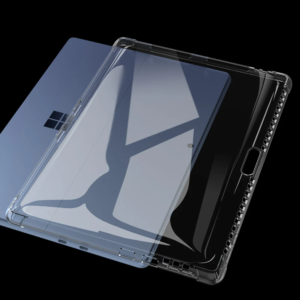ZN-MS-SFPR9 | Microsoft Surface Pro 11 / 10 / 9 / 8 | 4 corners reinforced impact protection gel case - Image 3