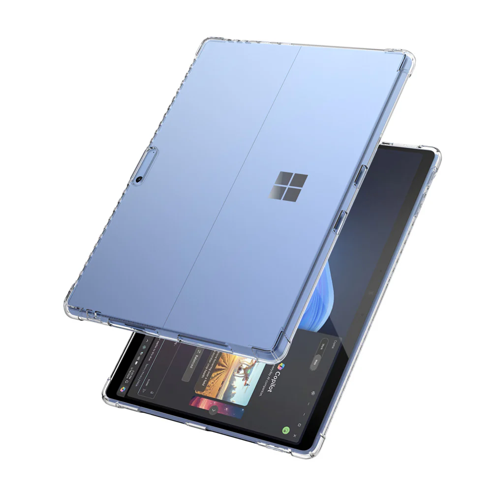 ZN-MS-SFPR9 | Microsoft Surface Pro 13-inch Copilot+ PC | 4 corners reinforced impact protection gel case - Image 4