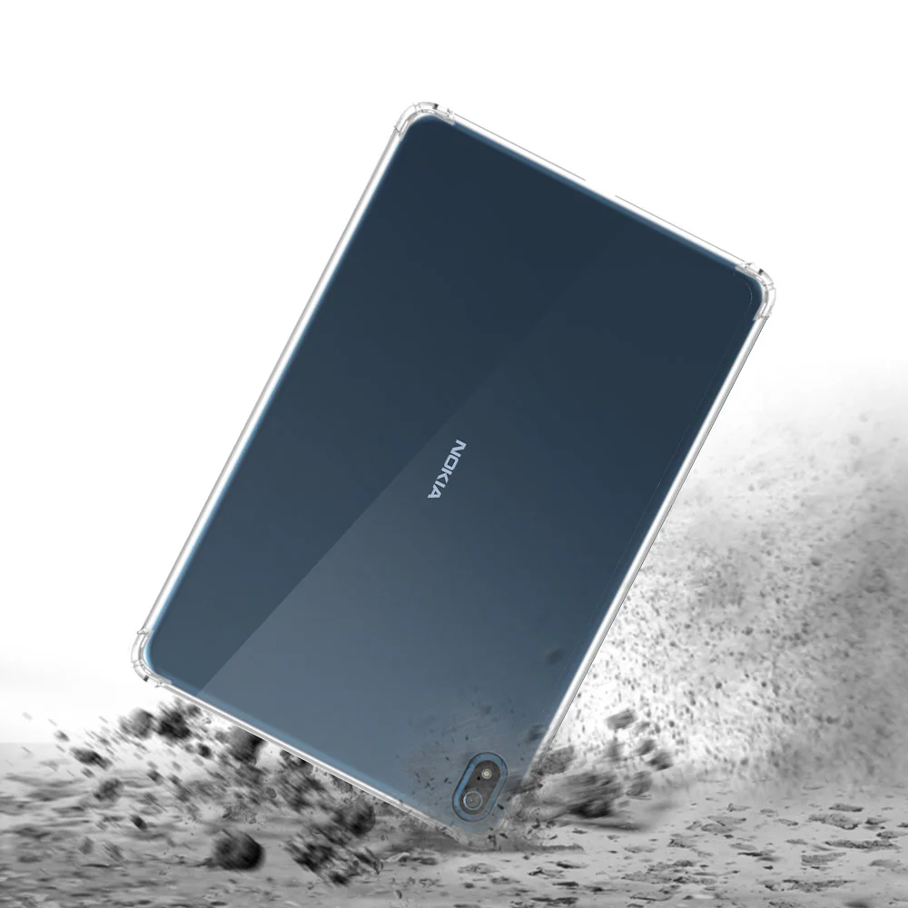 ZN-NK-T20 | Nokia T20 | 4 corners reinforced impact protection gel case - Image 2