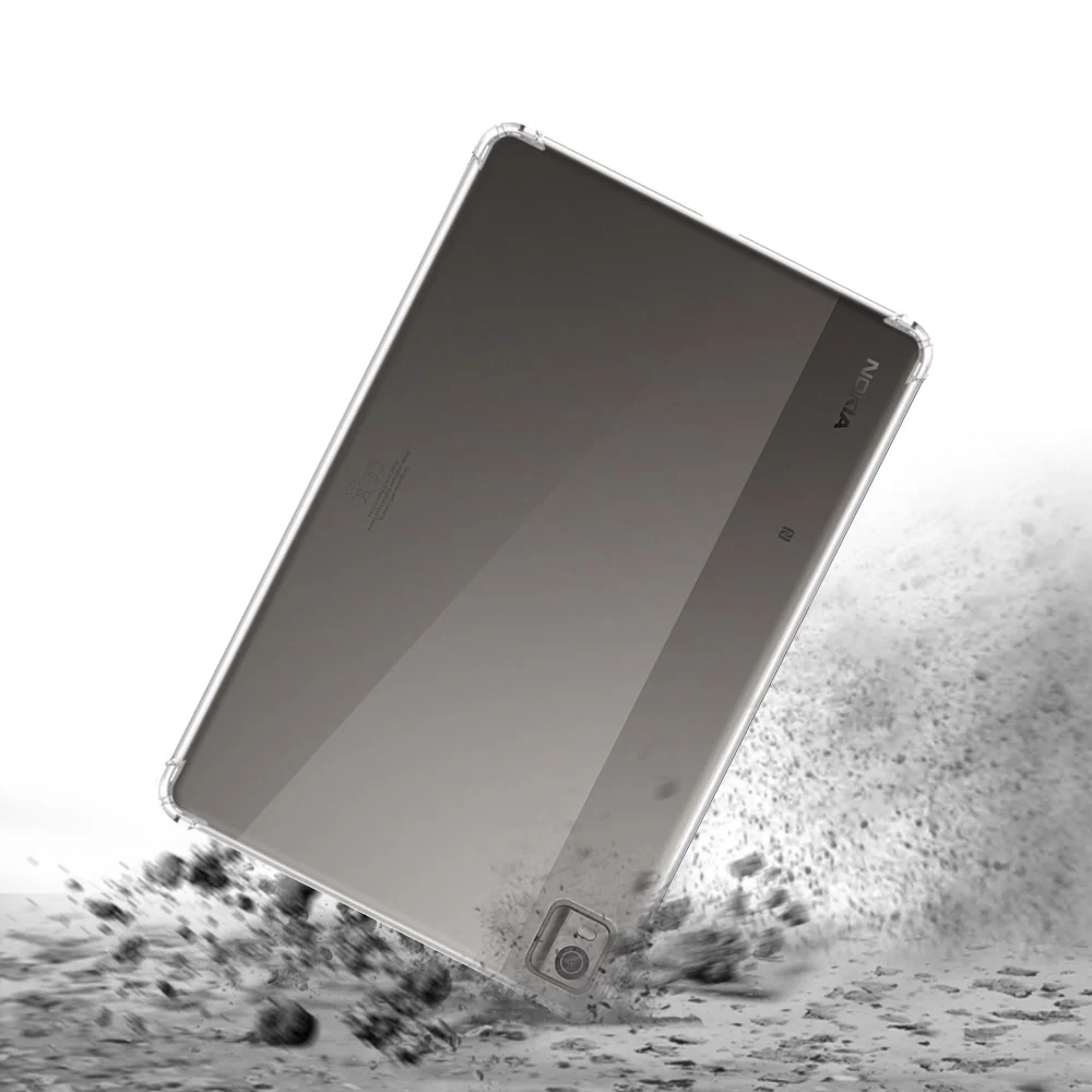 ZN-NK-T21 | Nokia T21 | 4 corners reinforced impact protection gel case - Image 2